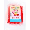 Fire Red - Pasta de zahar (fondant / icing martipan), de culoare rosu mac - 0.250 Kg