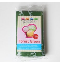 Forest Green - Pasta de zahar (fondant) de culoare verde - 250g