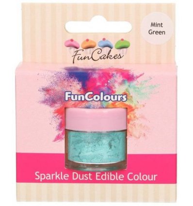 Edible Sparkle Dust -Mint Green- Food Color, 2.5g