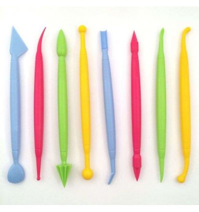 Set Ustensile Modelat Dekofee 8 piese