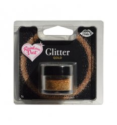 Glitter Comestibil Gold 5g - Rainbow Dust