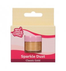 Colorant Alimentar Praf Sclipici -Auriu Clasic- Sparkle Dust, 2.5g